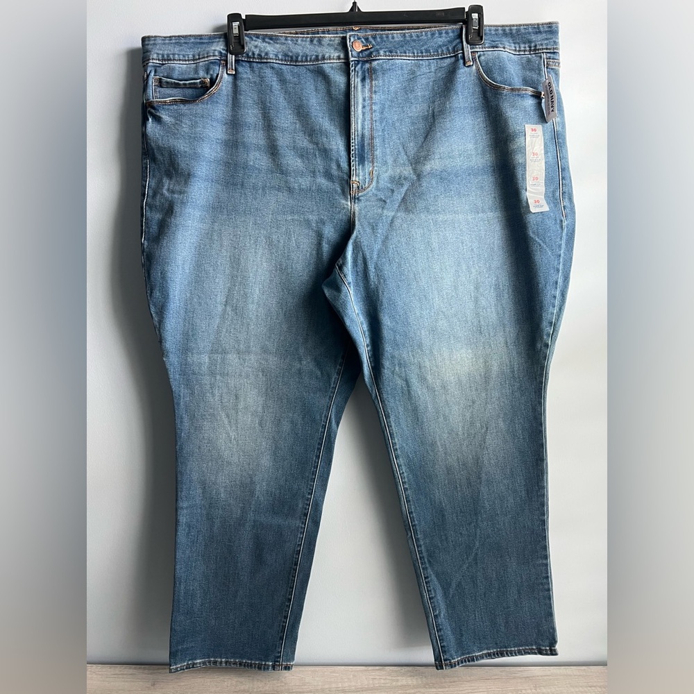 Old navy Women’s Mid-Rise Power Slim Straight Jeans - Size 30